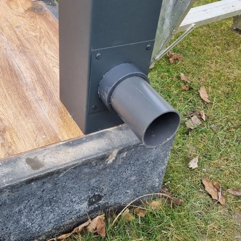 Aluminium conservatory ROBUST with chimney opening - Part 1
