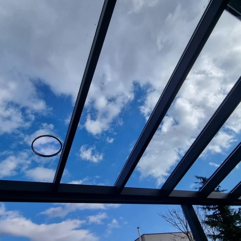 Aluminium conservatory ROBUST with chimney opening - Part 1
