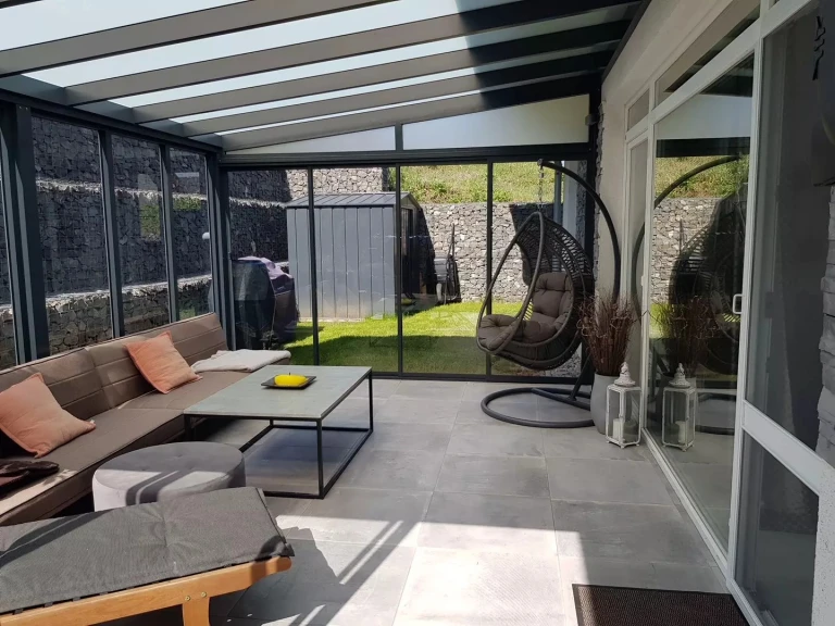 Aluminium pergola ROBUST + glazing STANDARD - Braňany