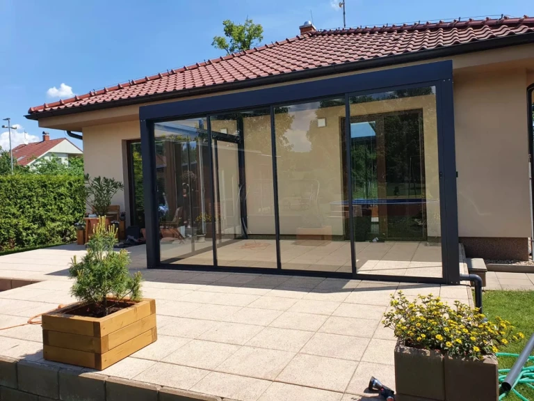 Aluminium pergola ROBUST + glazing STANDARD - Vyškov