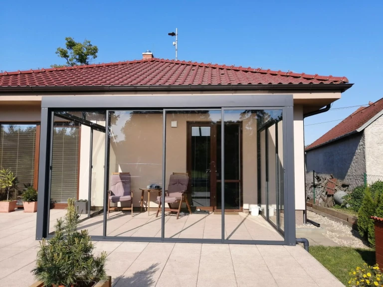 Aluminium pergola ROBUST + glazing STANDARD - Vyškov