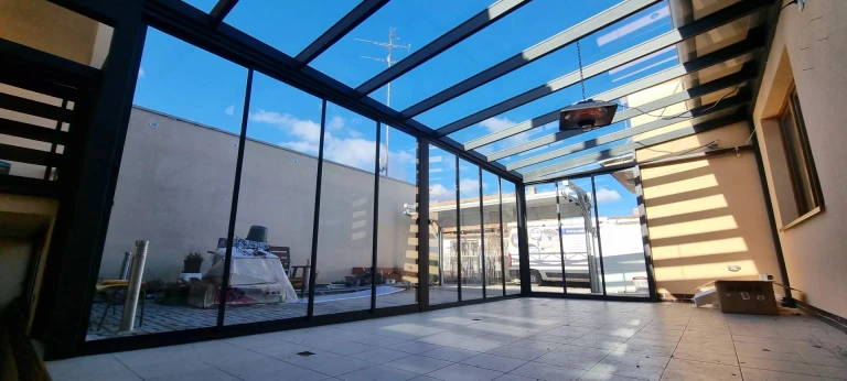 Aluminium pergola ROBUST + glazing STANDARD - Nové Zámky